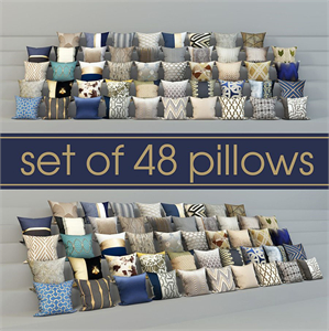 set of 48 pillows set of 48 semi